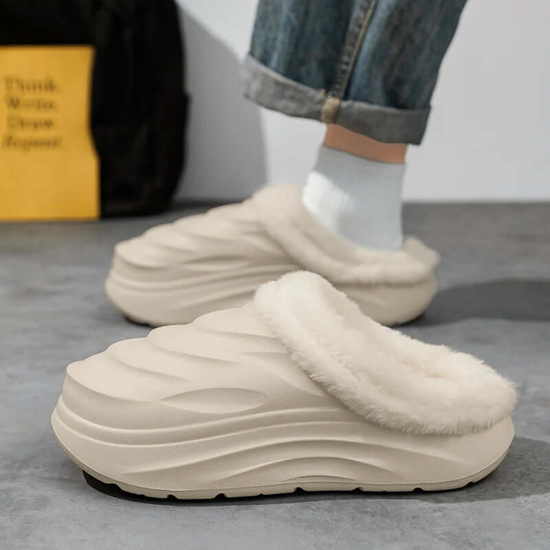 Non-slip chef shoes with waterproof EVA construction for kitchen safety