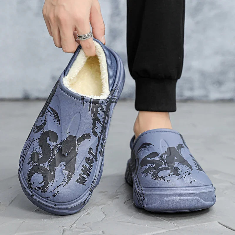 Textured anti-slip sole of men&