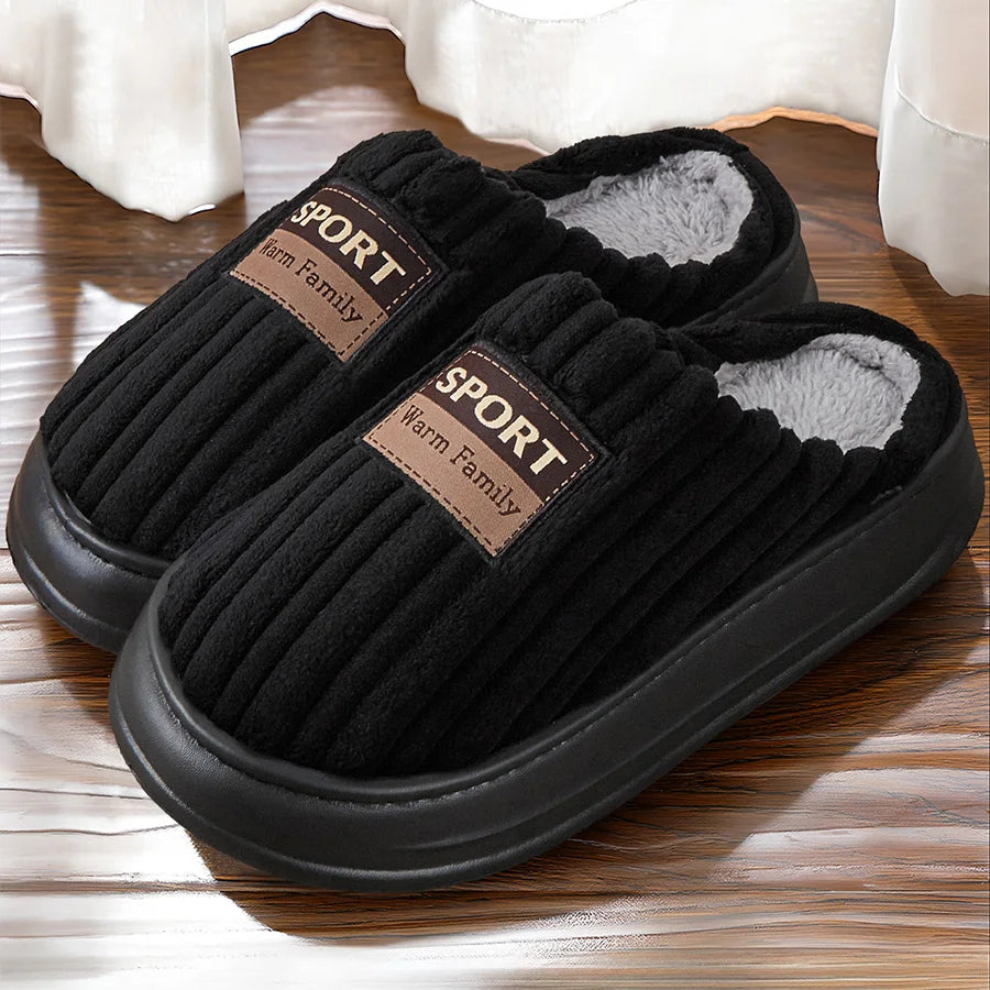 Memory foam slippers men available in multiple colors for winter wear