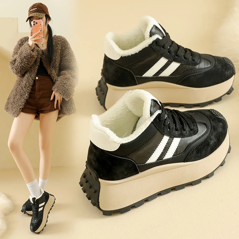 Fleece-Lined Winter Sneakers EvaCozy™