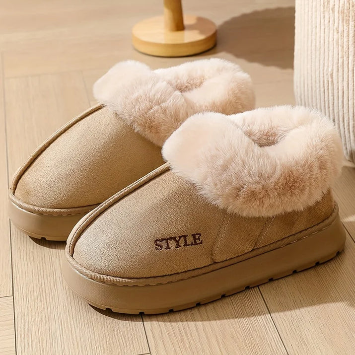 EvaCozy luxury fleece slippers Canada - warm couples house slippers