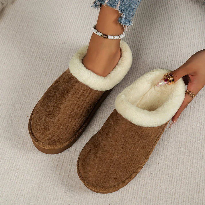 Thick cushioned fluffy slippers Canada - comfortable house shoes