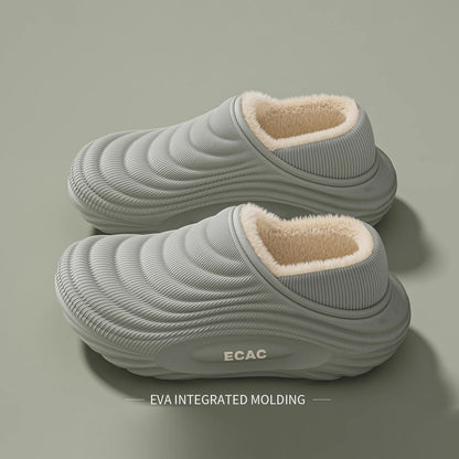 Fur lined winter slippers available in various colors for winter style