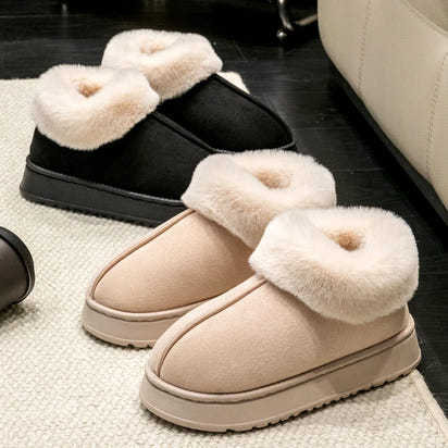 EvaCozy winter slippers showing non-slip sole - safe traction for indoor and outdoor use Canada
