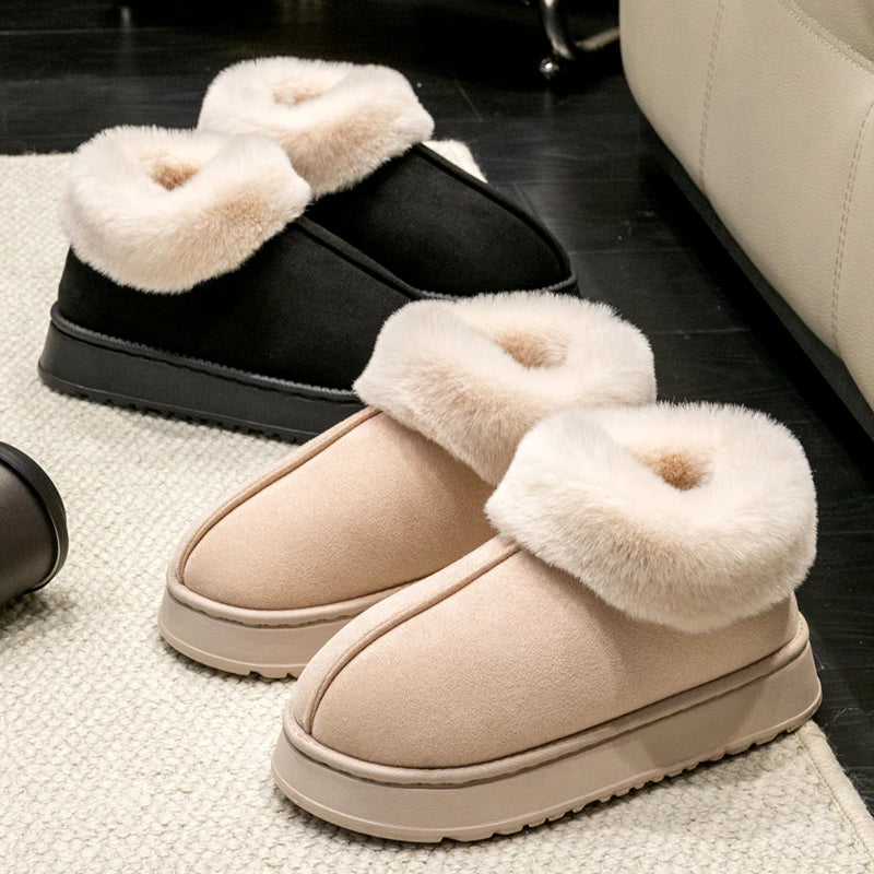 EvaCozy winter slippers showing non-slip sole - safe traction for indoor and outdoor use Canada