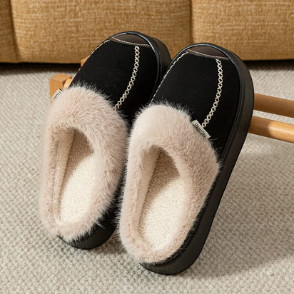 EvaCozy matching his and hers winter slippers - breathable comfortable house shoes