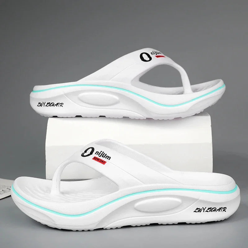 Stylish outdoor flip flops men casual footwear