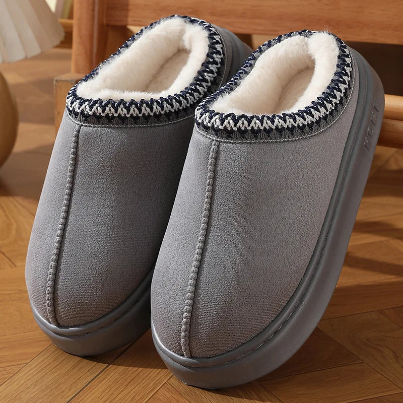 Plush platform slippers Canada - trendy and warm indoor footwear for women