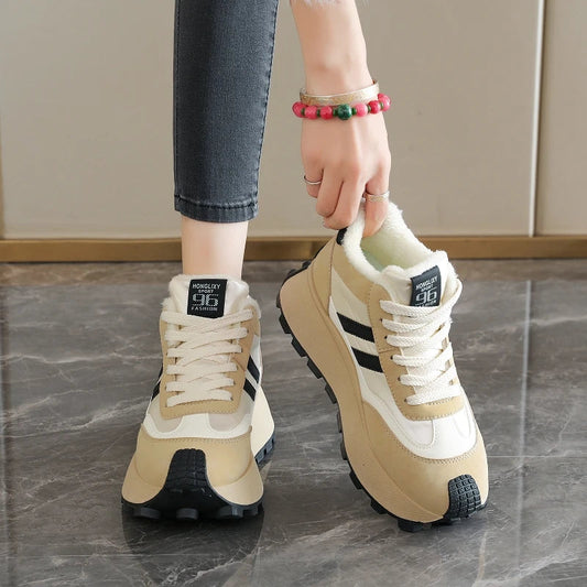 Fleece-Lined Winter Sneakers EvaCozy™