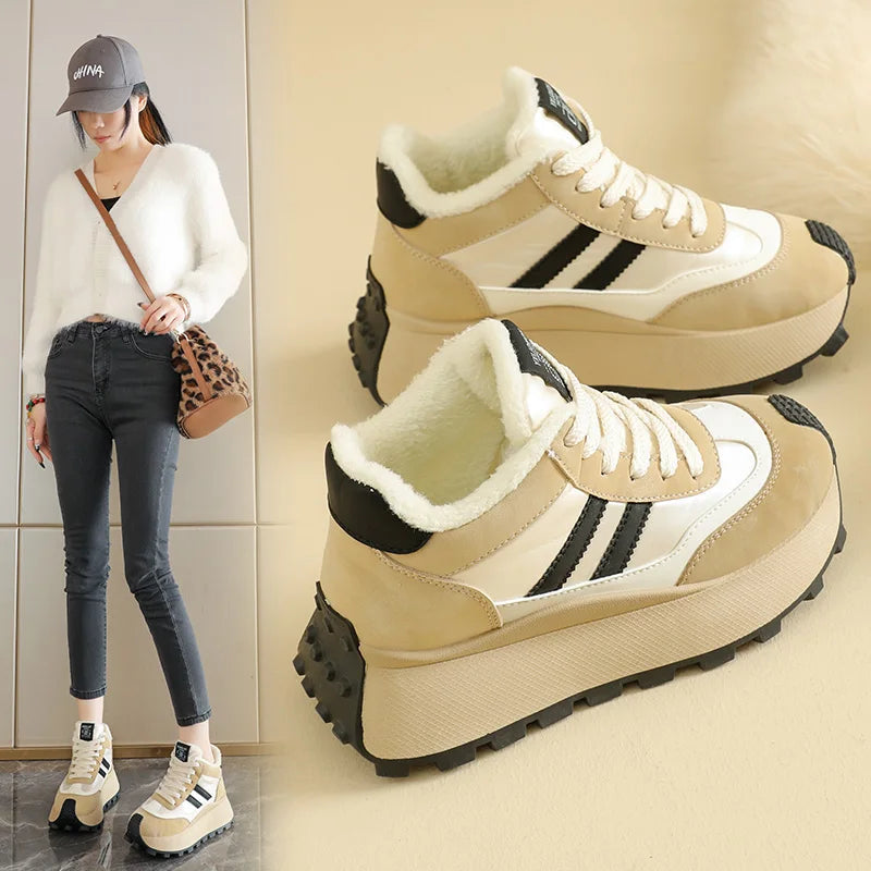 Fleece-Lined Winter Sneakers EvaCozy™