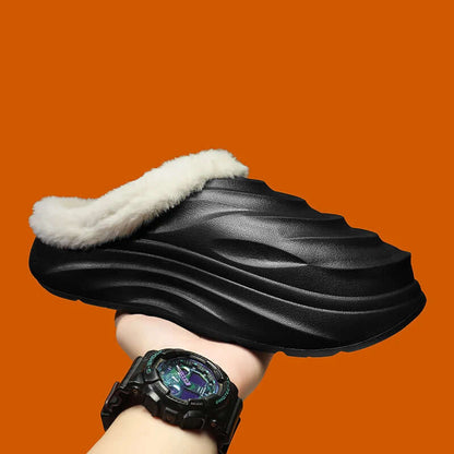 Chef wearing non-slip chef shoes in professional restaurant kitchen