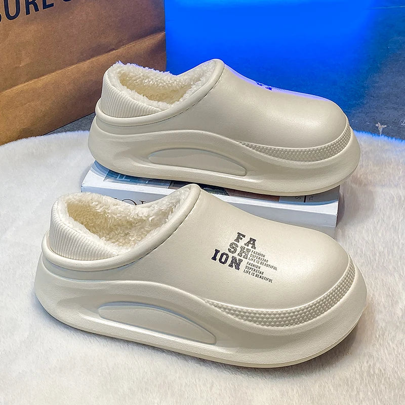 Women men winter slippers unisex design