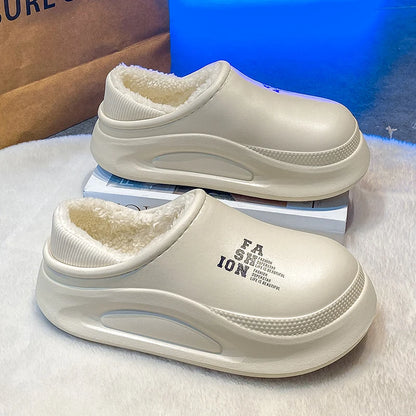 Women men winter slippers unisex design