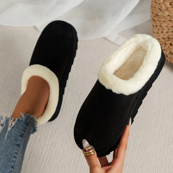Women's warm fluffy slippers Canada - available colors and sizes