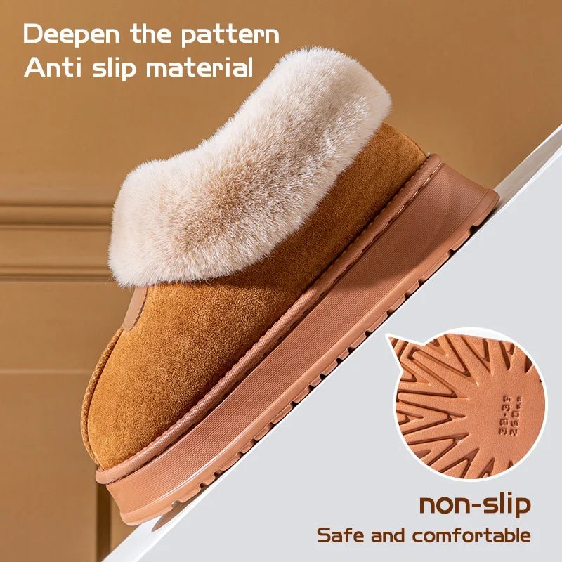 EvaCozy™ Cotton Slippers - Winter Plush Boots for Women & Men - EvaCozy™